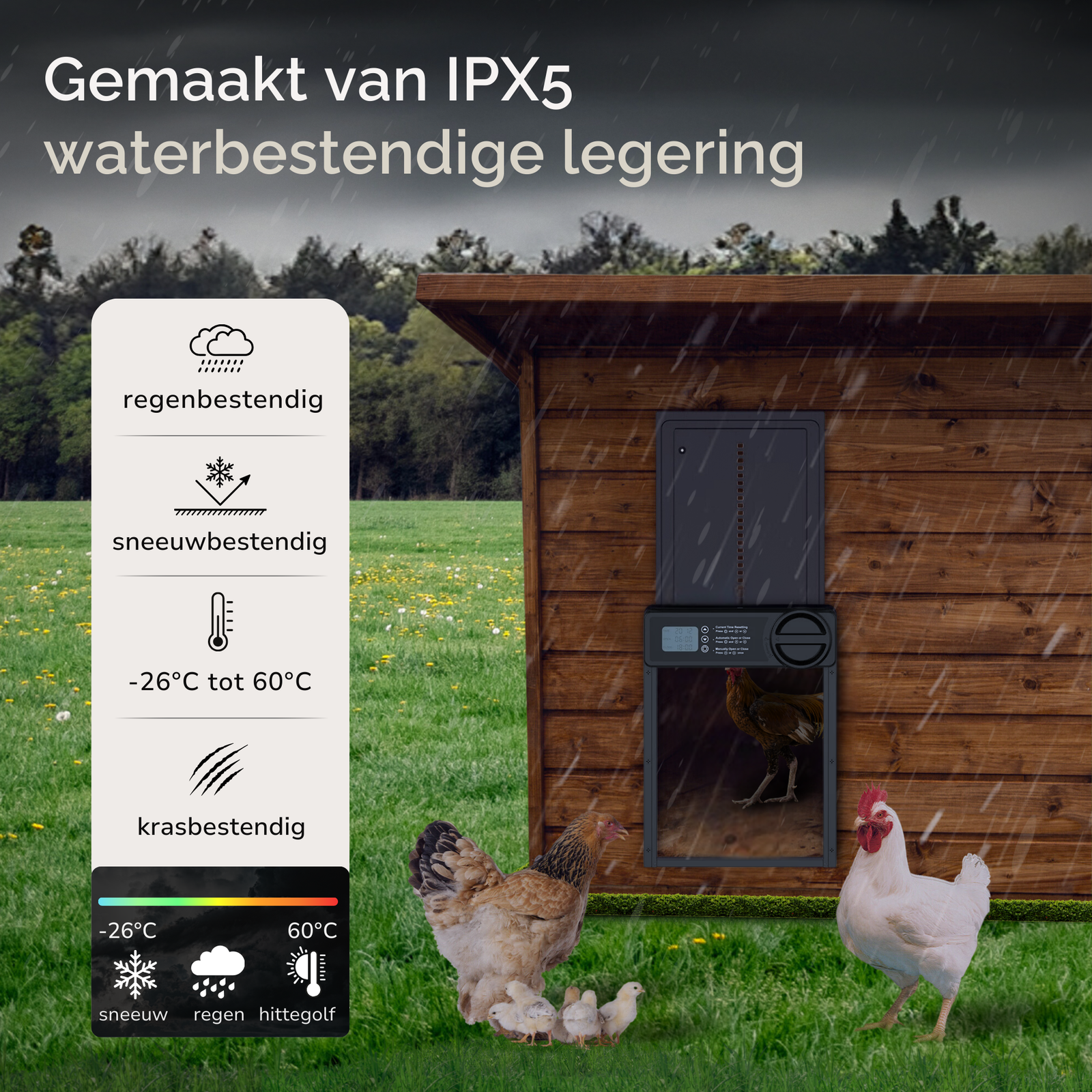 Automatische Kippendeur