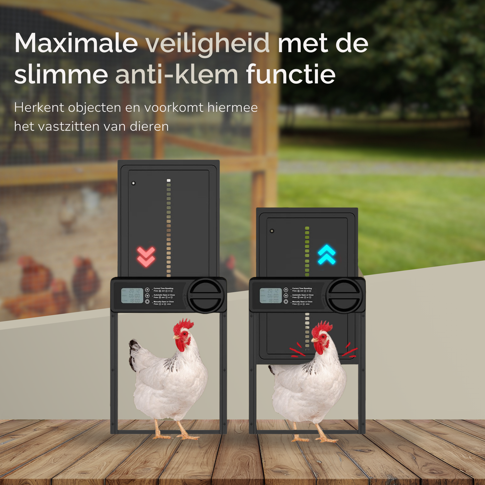 Automatische Kippendeur