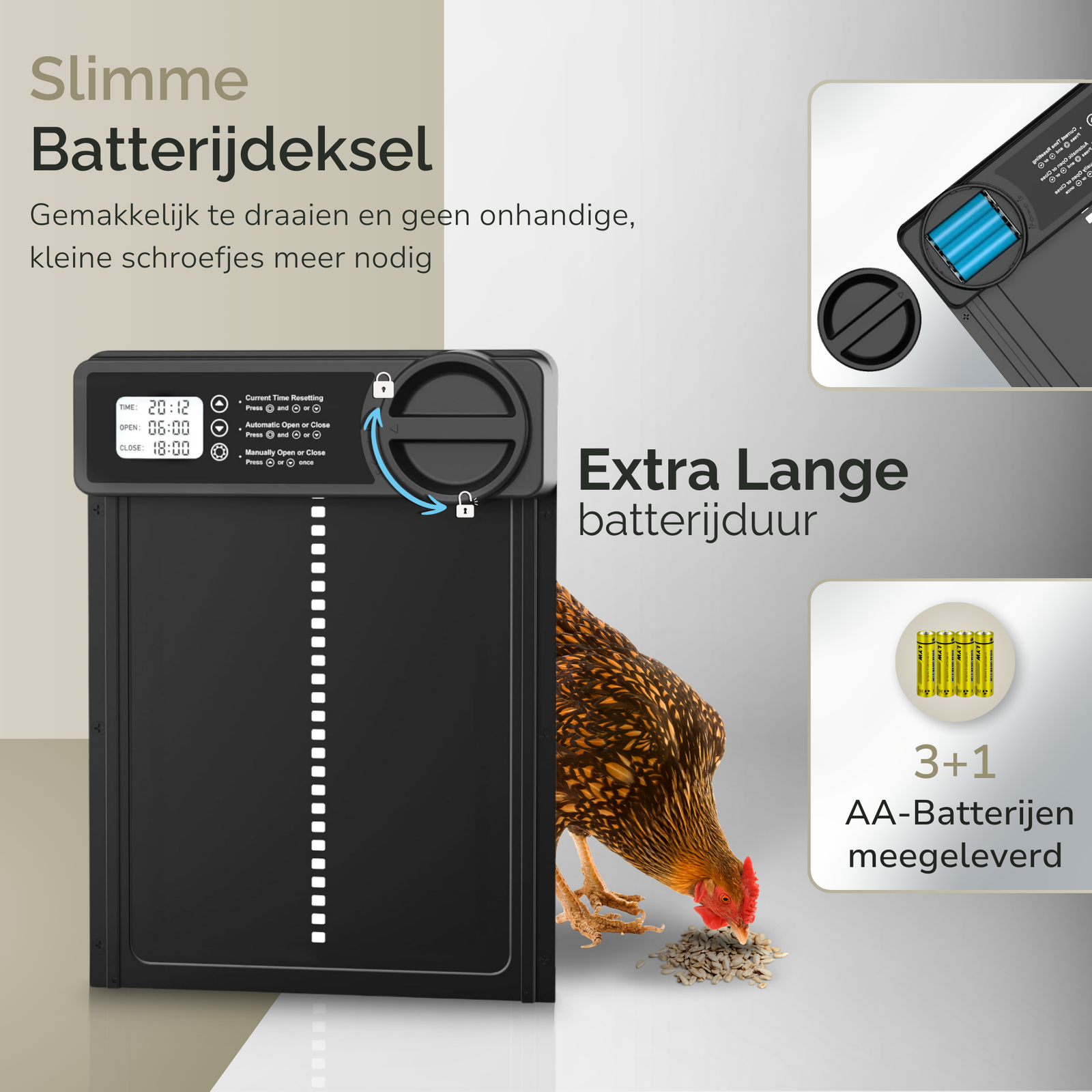 Automatische Kippendeur