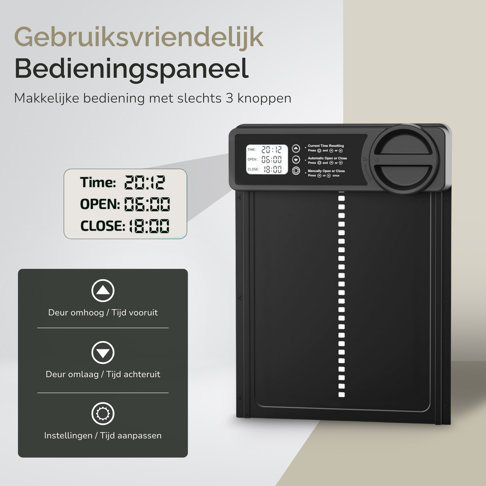 Automatische Kippendeur